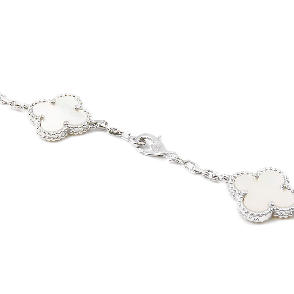 Van Cleef & Arpels Vintage Alhambra long necklace 20 motifsVCARF48800 18K White Gold