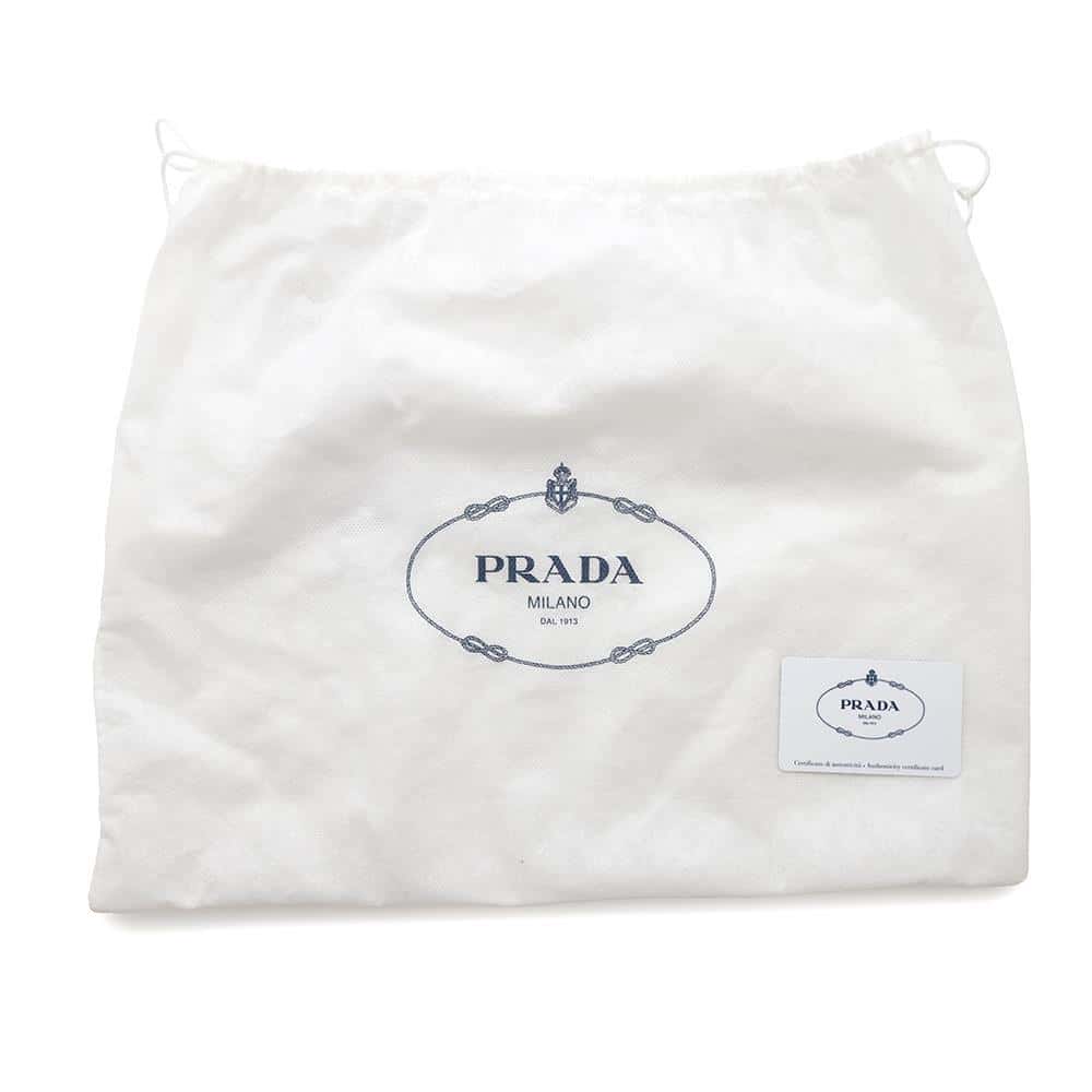 PRADA Shoulder Bag Black1BH079 Leather