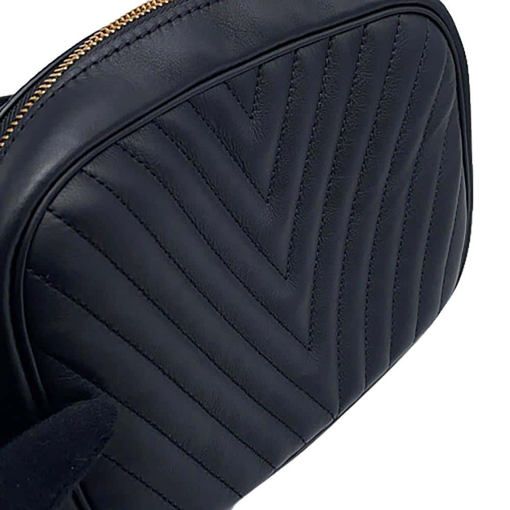 LOUIS VUITTON new wave camera bag NoirM58677 Leather