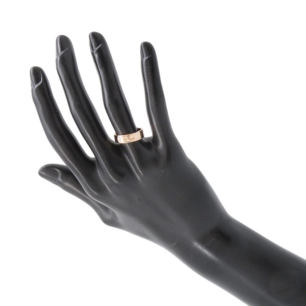 HERMES Kelly Ring Size PM/50/#10 18K Pink Gold