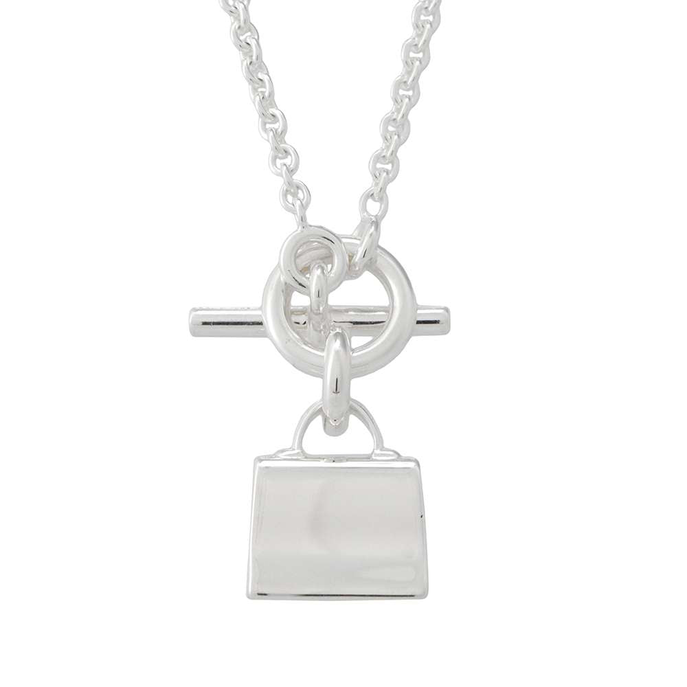 HERMES Amulette Kelly Necklace SV925