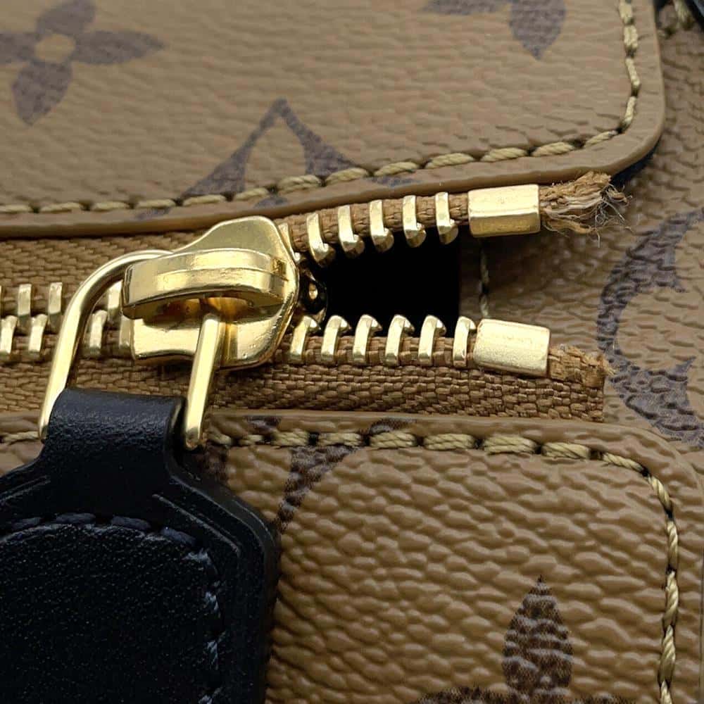 LOUIS VUITTON side trunk NoirM47139 Monogram Reverse Canvas Size PM