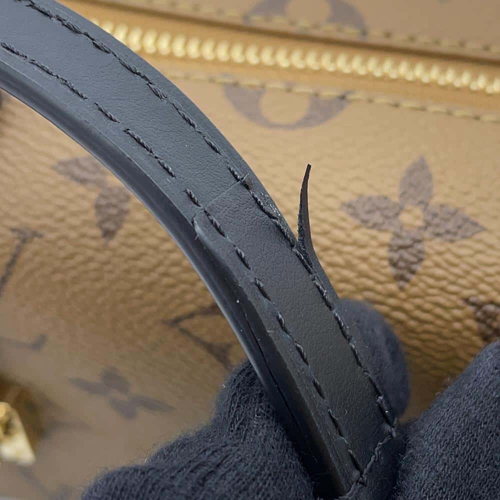 LOUIS VUITTON side trunk NoirM47139 Monogram Reverse Canvas Size PM