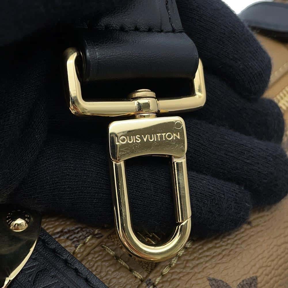 LOUIS VUITTON side trunk NoirM47139 Monogram Reverse Canvas Size PM