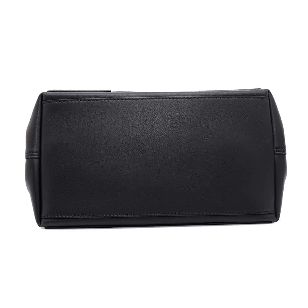 BALENCIAGA Navy Kabas Black339933 Leather Size S