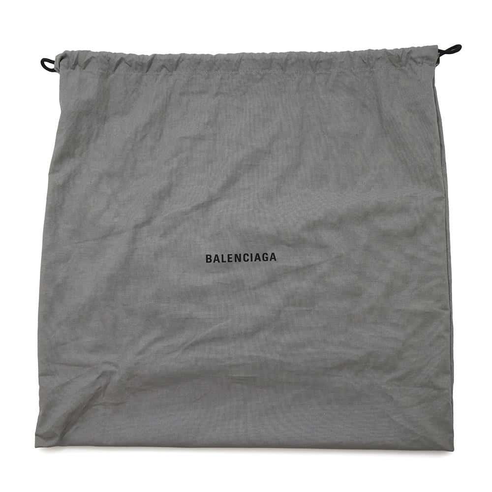 BALENCIAGA Navy Kabas Black339933 Leather Size S