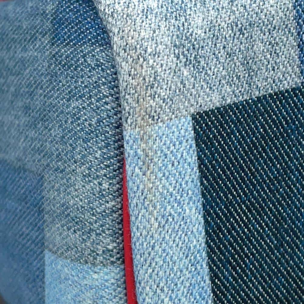 LOUIS VUITTON Speedy Bandouliere Blue/RedM45041 Monogram Denim Size 30