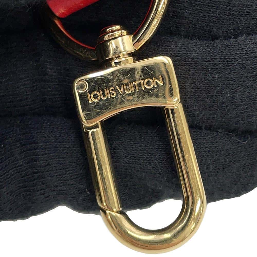 LOUIS VUITTON Speedy Bandouliere Blue/RedM45041 Monogram Denim Size 30