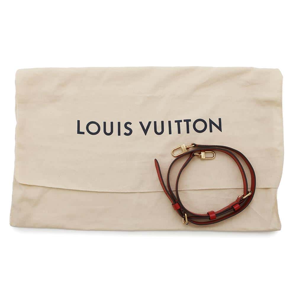 LOUIS VUITTON Speedy Bandouliere Blue/RedM45041 Monogram Denim Size 30