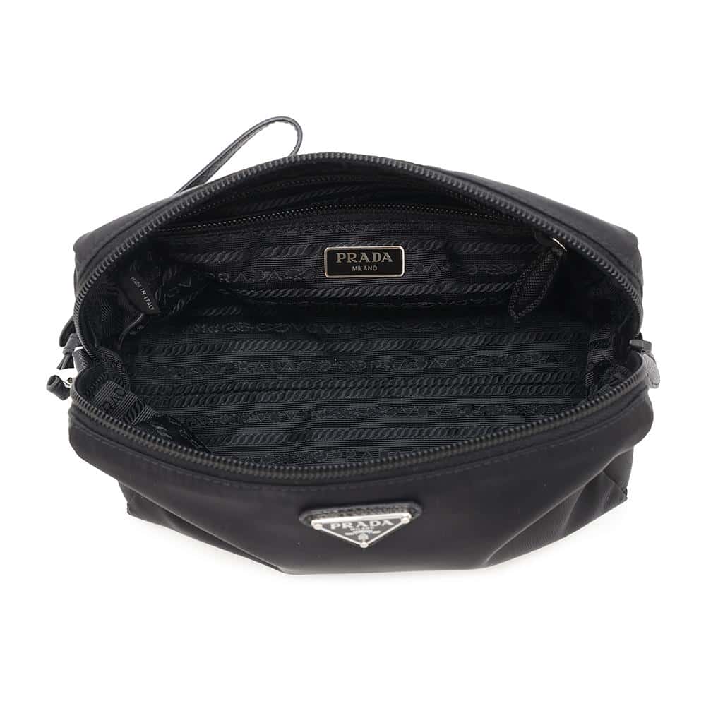 PRADA Pouch bag Black1NS693 Nylon