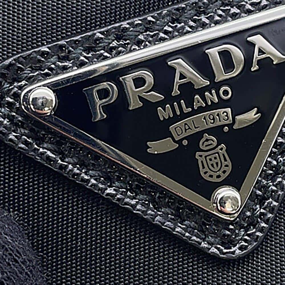 PRADA Pouch bag Black1NS693 Nylon