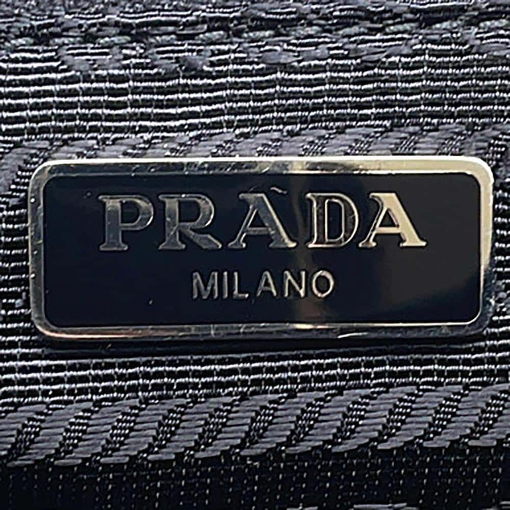 PRADA Pouch bag Black1NS693 Nylon