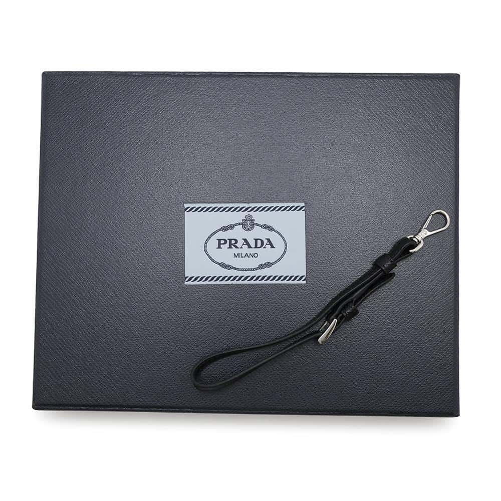 PRADA Pouch bag Black1NS693 Nylon