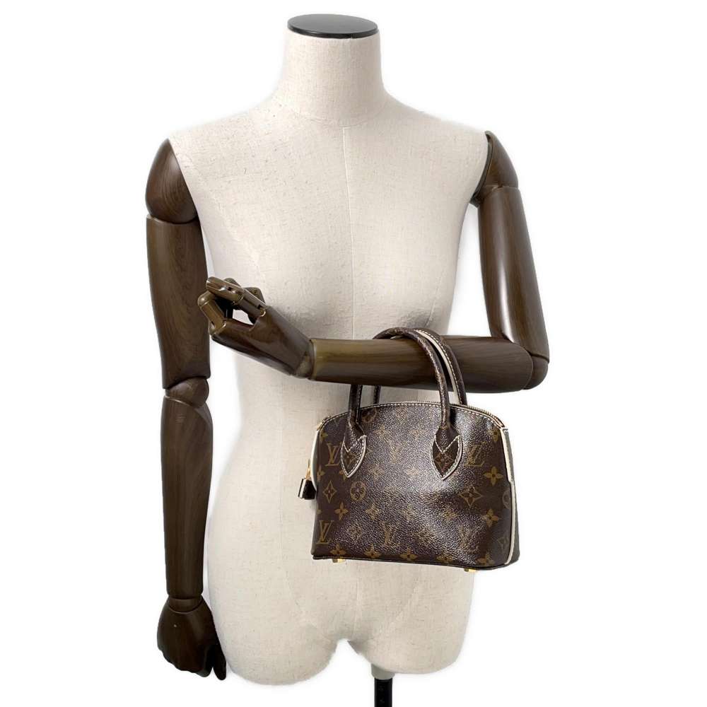 LOUIS VUITTON Lock It BrownM40599 Shiny Monogram Size BB