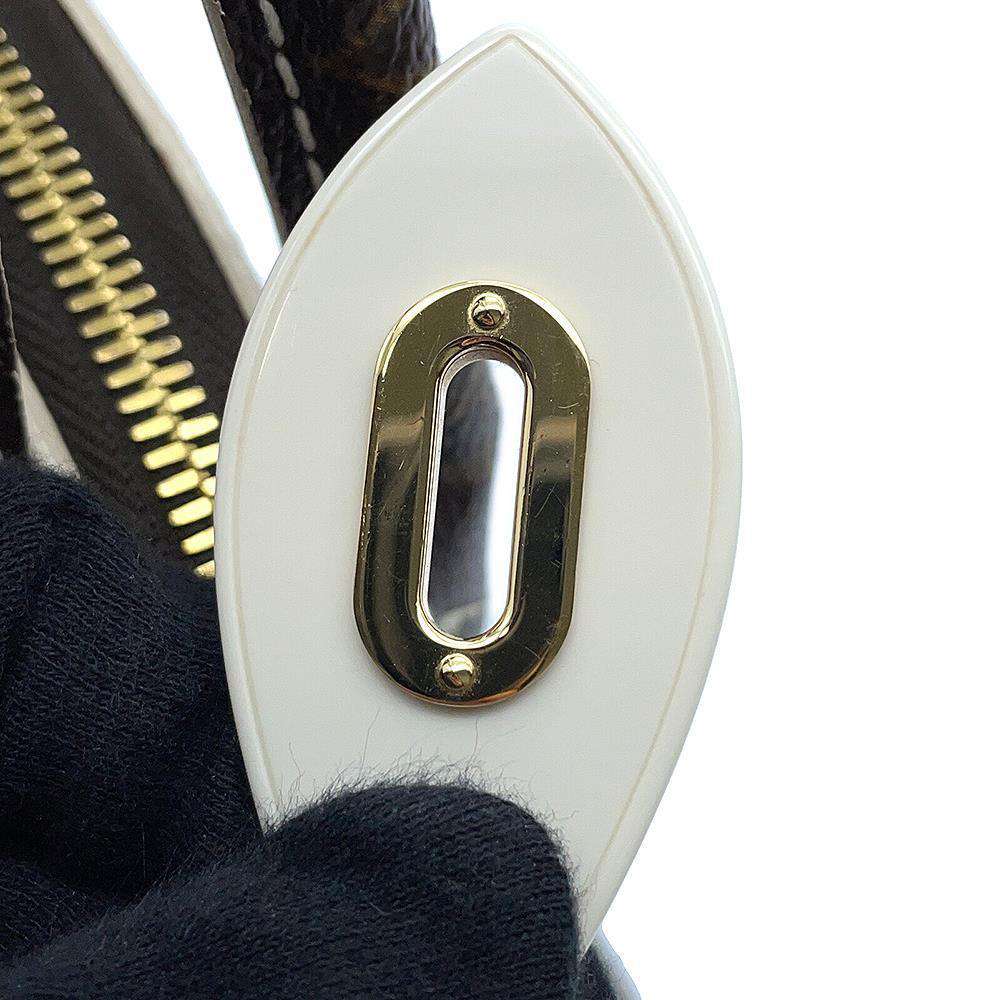 LOUIS VUITTON Lock It BrownM40599 Shiny Monogram Size BB