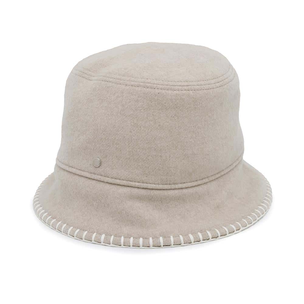 HERMES Harper Avalon Stitch Hat Size 58 Cordes/Ecru Wool 93% Cashmere7%