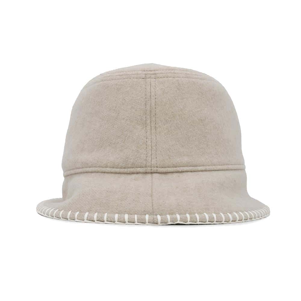 HERMES Harper Avalon Stitch Hat Size 58 Cordes/Ecru Wool 93% Cashmere7%