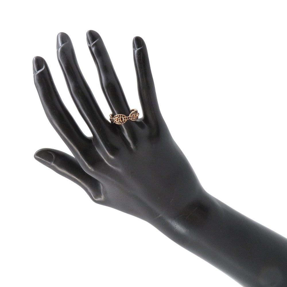 HERMES Chaine d'Ancre Anchene Ring Size PM/52/#12 18K Pink Gold