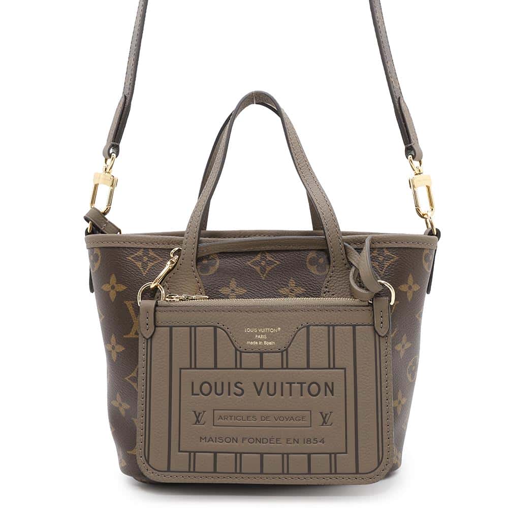 LOUIS VUITTON Neverfull・Inside Out Dark Fango/BrownM12109 Monogram・Canvas Size BB