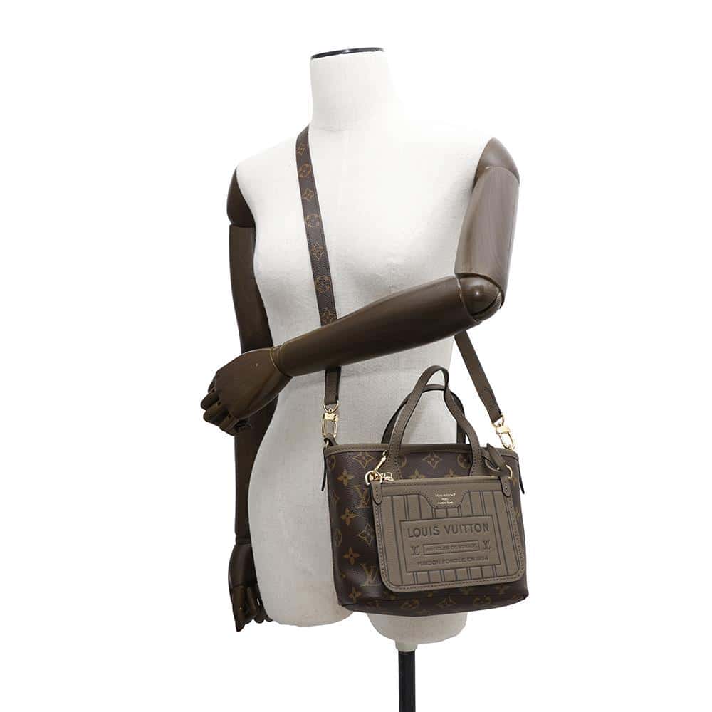 LOUIS VUITTON Neverfull・Inside Out Dark Fango/BrownM12109 Monogram・Canvas Size BB