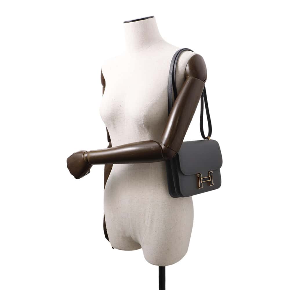 HERMES Constance 3 Ardoise Epsom Size Mini