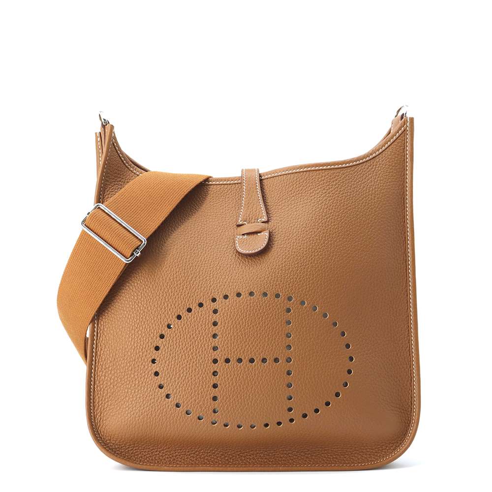HERMES Evelyne 3 Gold Taurillon Clemence Size PM