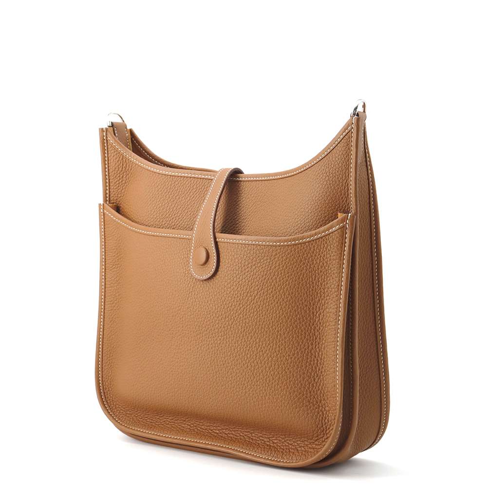 HERMES Evelyne 3 Gold Taurillon Clemence Size PM