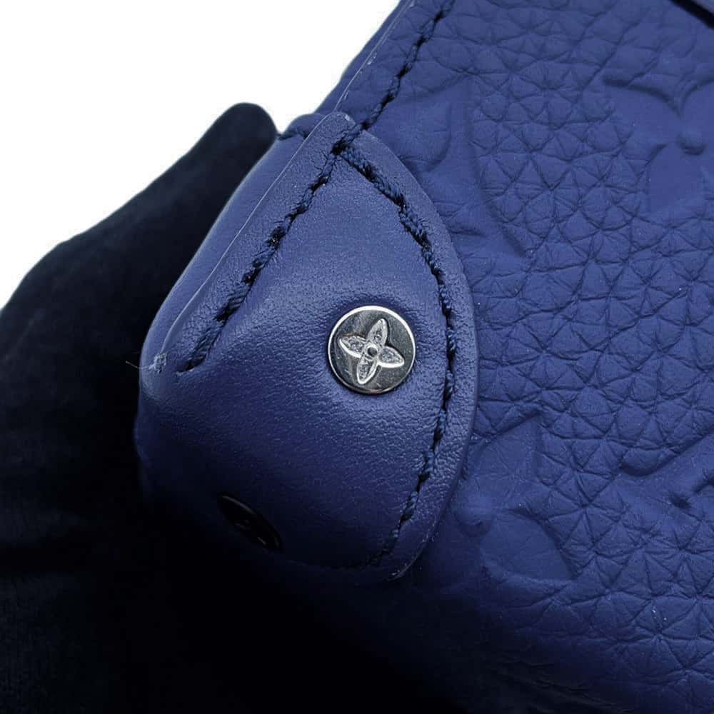 LOUIS VUITTON Steamer Wearable Wallet SapphireM11522 Monogram・Taurillon