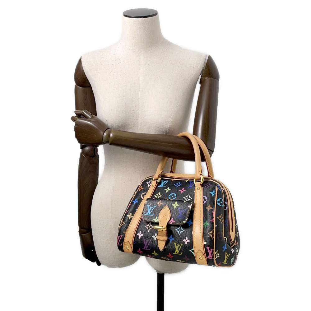 LOUIS VUITTON Priscilla NoirM40097 Monogram・Multicolor