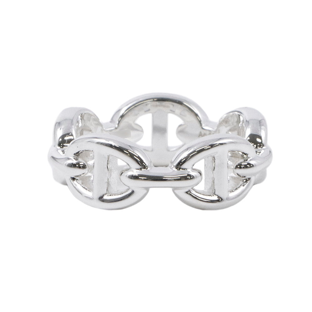 HERMES Chaine d'Ancre Anchene Ring Size PM/48/#8 SV925