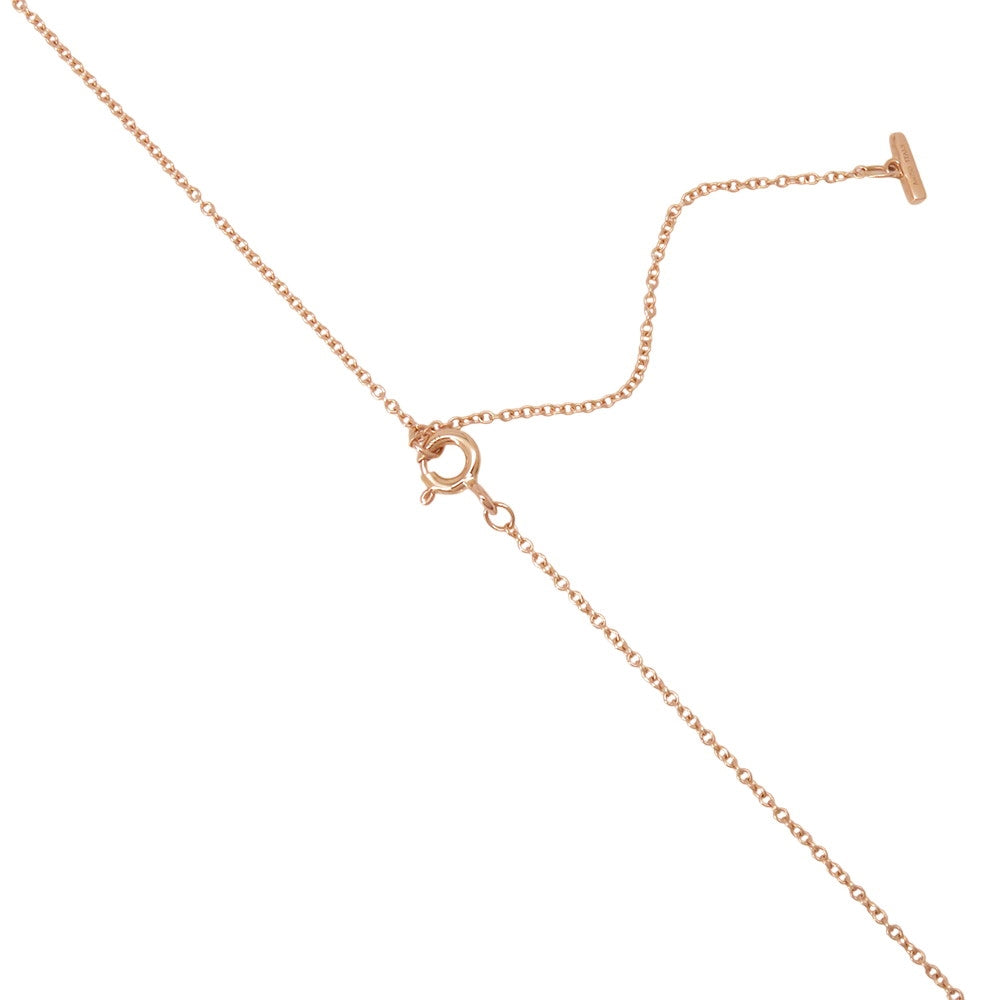 TIFFANY&Co. Diamond & Mother of Pearl Circle Pendant64026801 18K Pink Gold