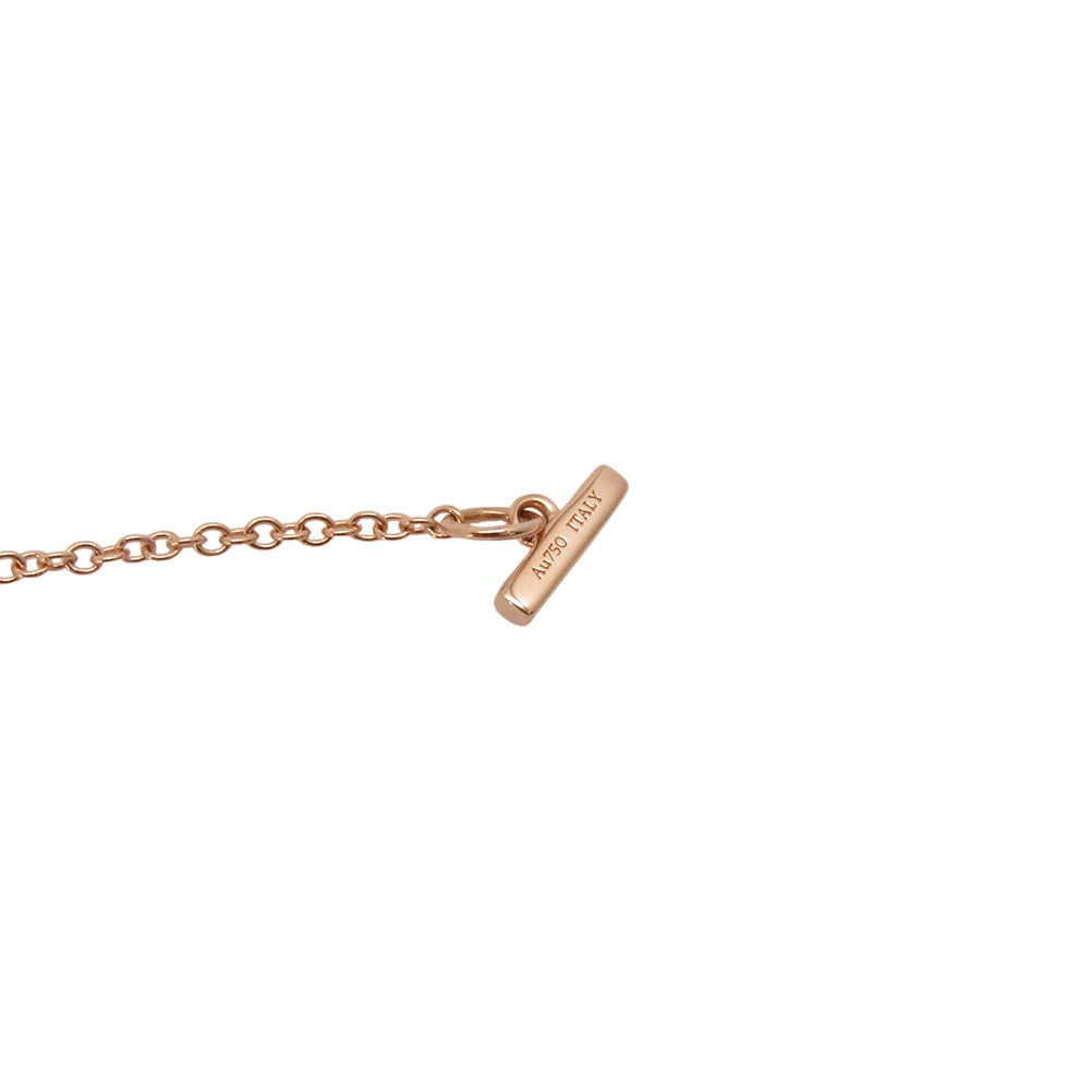 TIFFANY&Co. Diamond & Mother of Pearl Circle Pendant64026801 18K Pink Gold