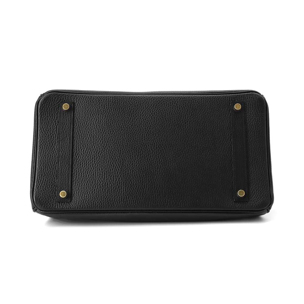 HERMES Birkin Black Ardennes Leather Size 35