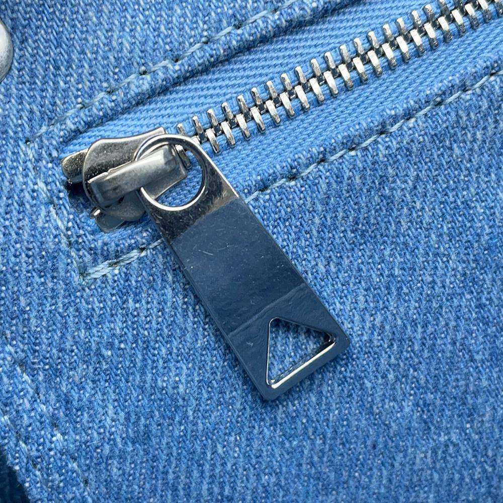 Bottega Veneta Maxi INTRECCIATO Cassette Shoulder Bag Blue710188 Denim