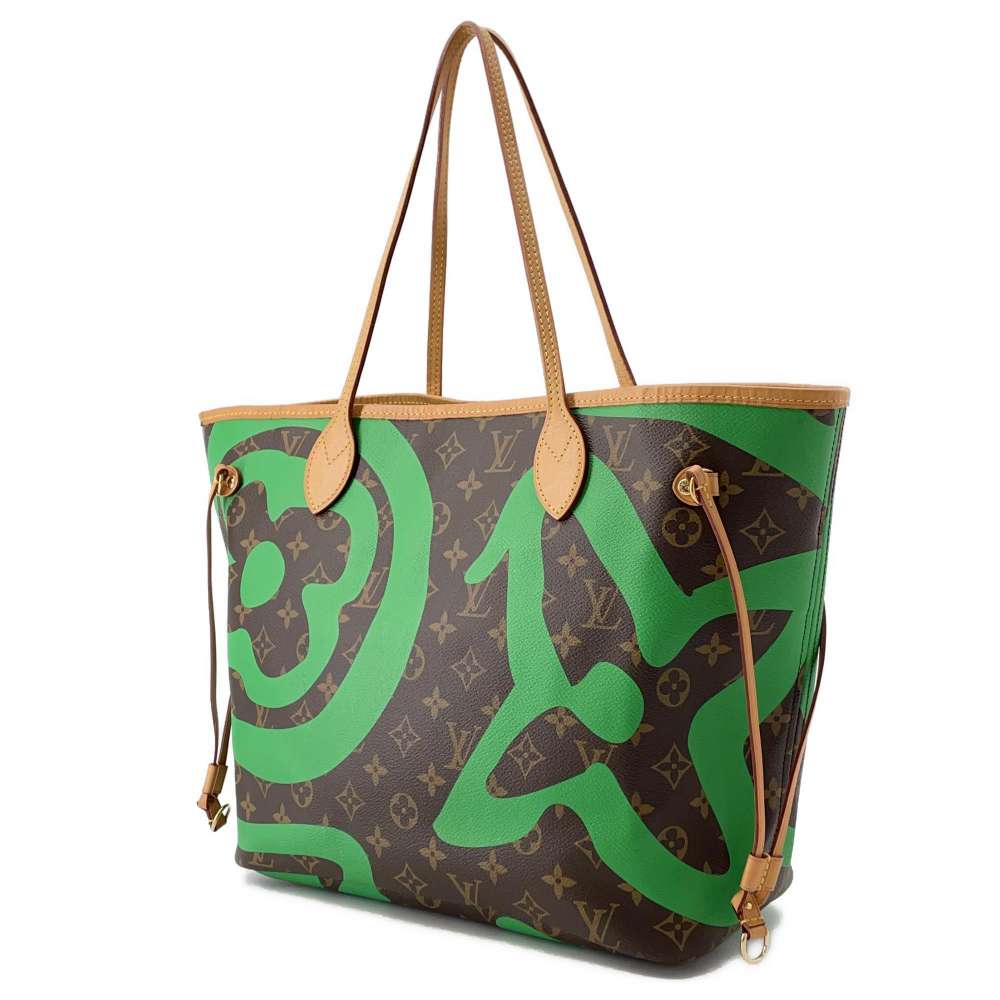 LOUIS VUITTON Neverfull_ Hawaii Limited GreenM44198 Monogram Size MM
