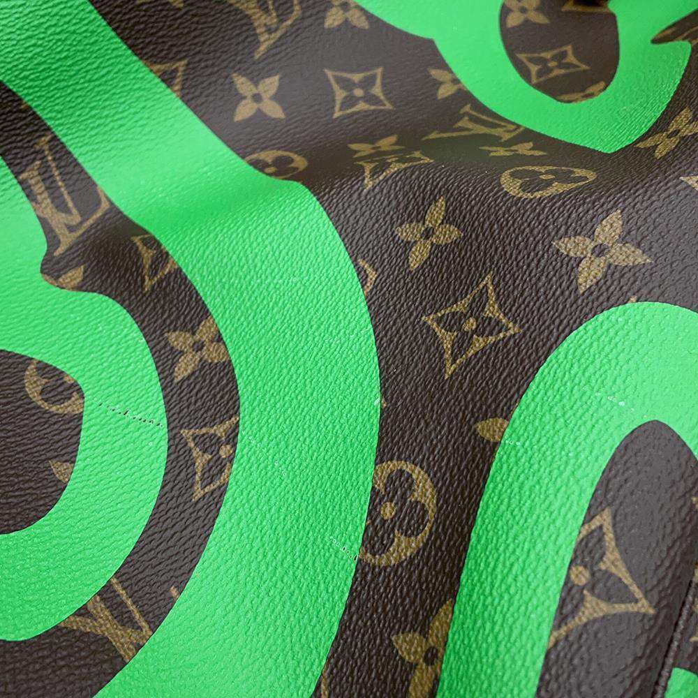 LOUIS VUITTON Neverfull_ Hawaii Limited GreenM44198 Monogram Size MM