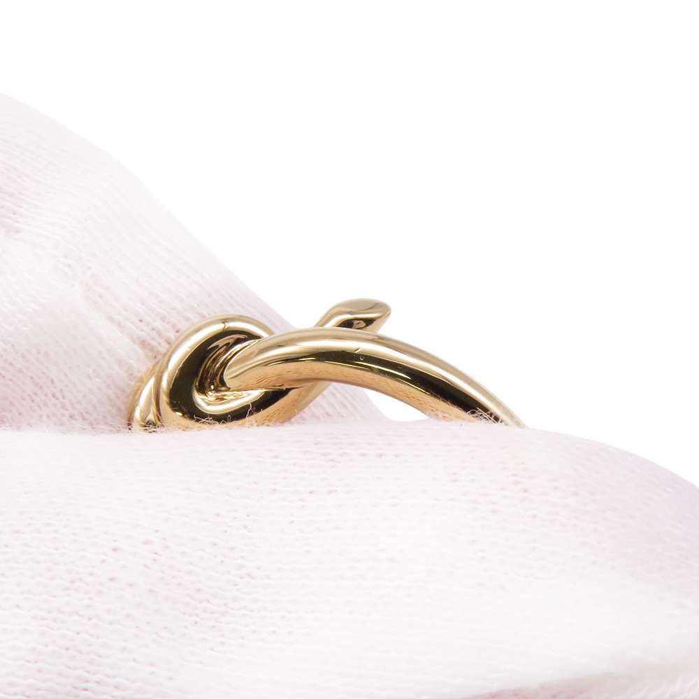 TIFFANY&Co. Knot Double Row Ring Size #Approximately1569908675 18K Yellow Gold