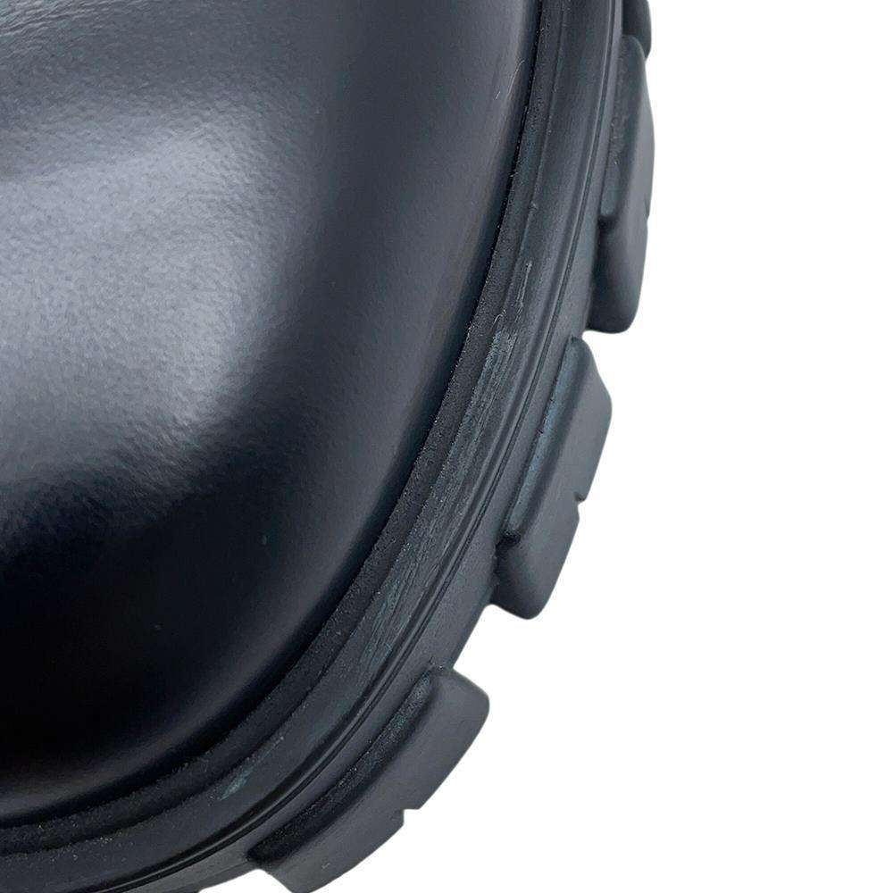 PRADA PRADA Monolith Pouch Leather x Re-Nylon Combat Boots Black1T255M Leather Nylon Size 37 2/1