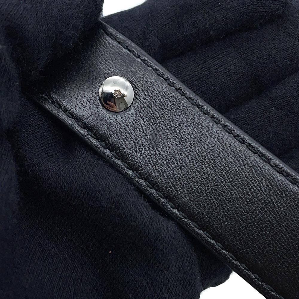 GUCCI Horsebit Slim Small Shoulder Bag Black774719 GGDenim