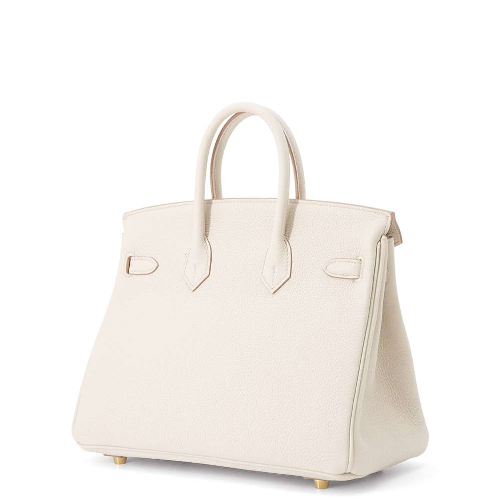 HERMES Birkin Beton Togo Leather Size 25