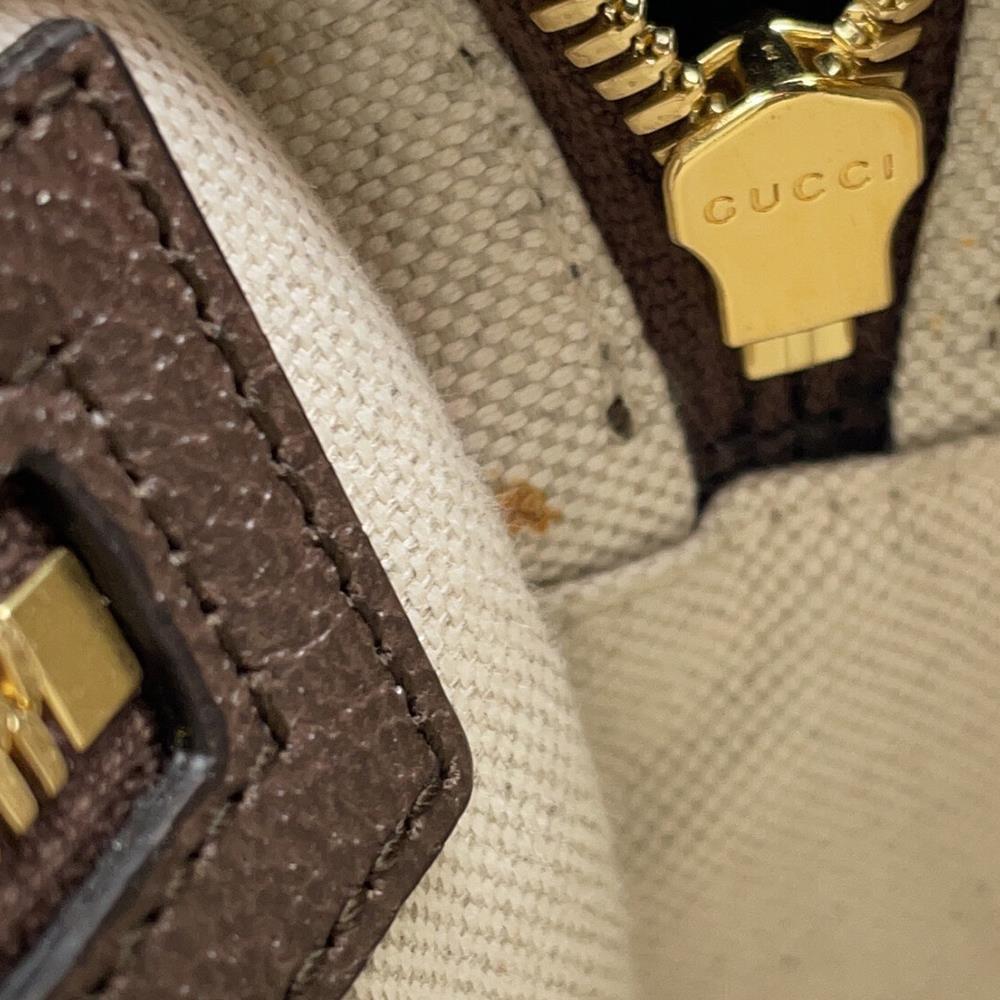 GUCCI Jumbo GG Messenger Beige/Brown675891 Canvas Leather