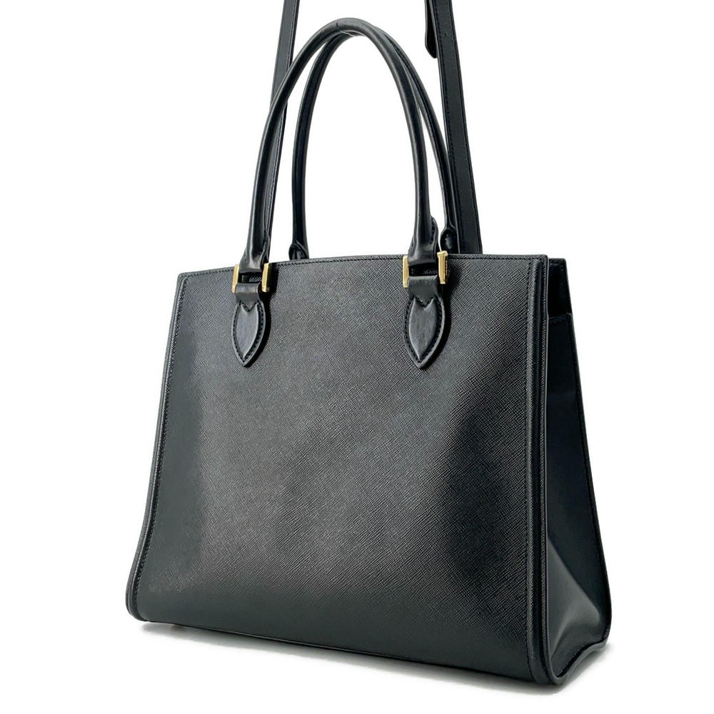 PRADA 2WAYBag Black1BA227 Leather