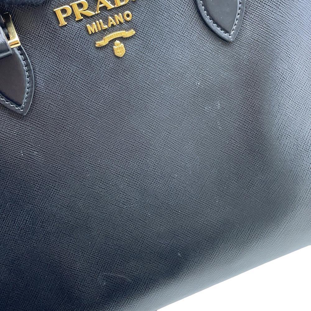 PRADA 2WAYBag Black1BA227 Leather