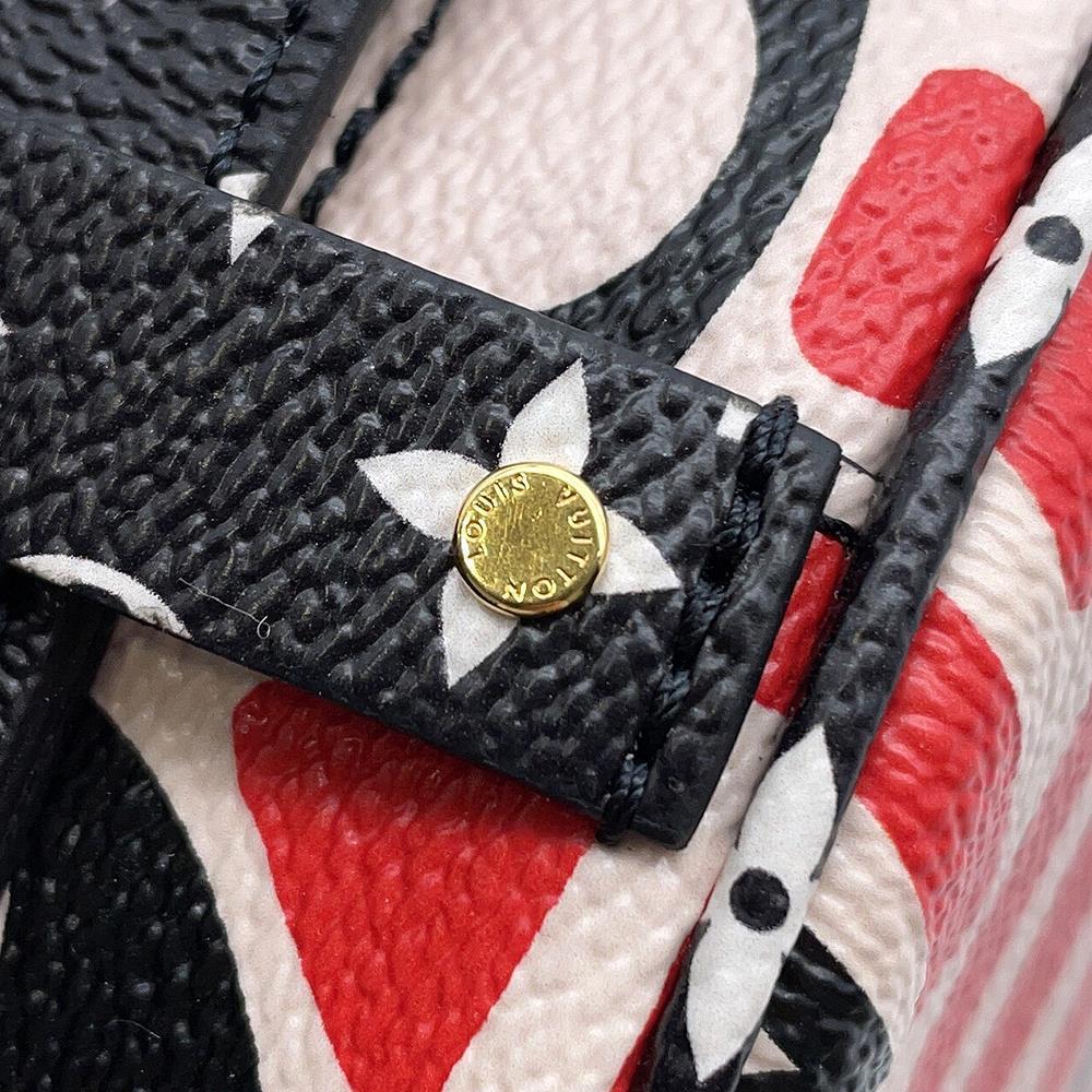LOUIS VUITTON LV Crafty Boite Chapeau Soupour Claim RougeM45366 Monogram / Giant