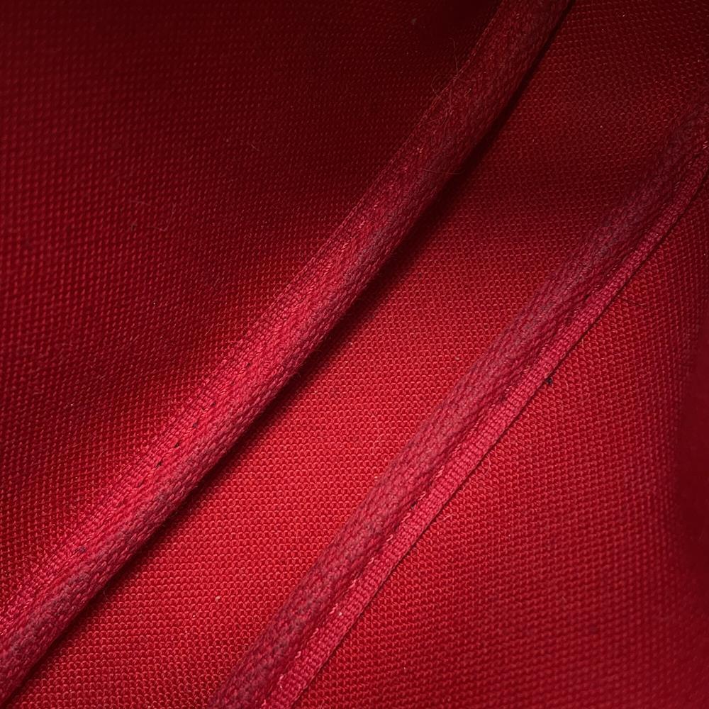 LOUIS VUITTON Mini Pochette Accessoires RedN58009 Damier Ebene Canvas