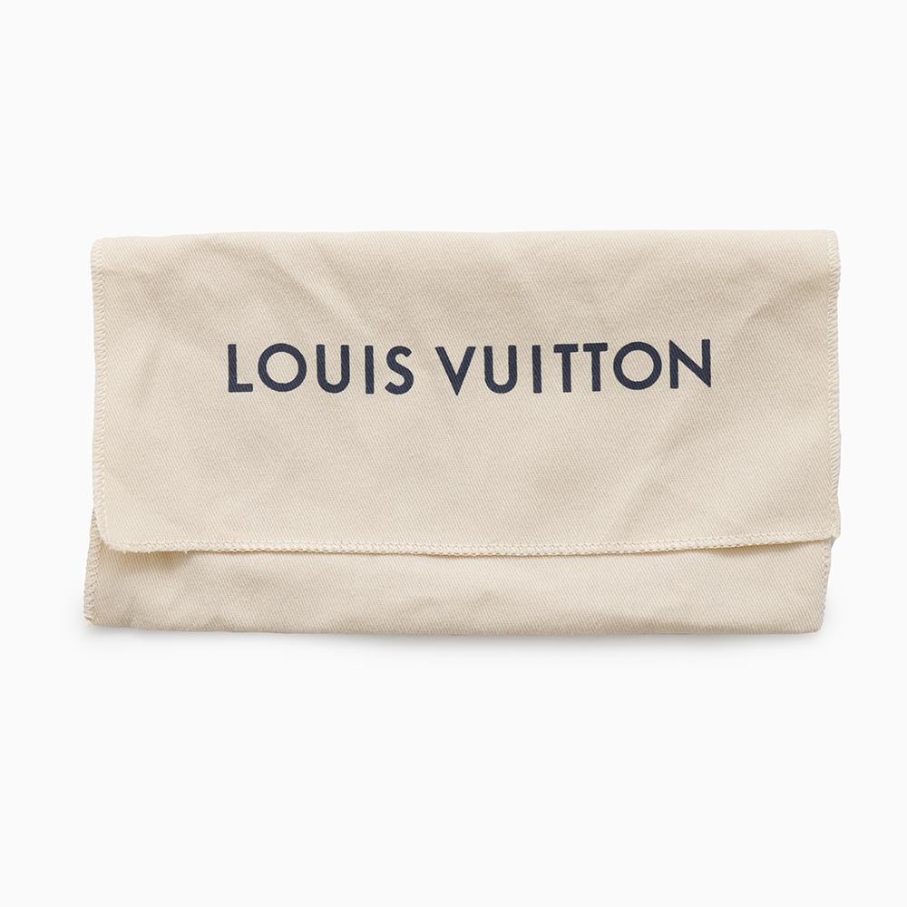 LOUIS VUITTON Mini Pochette Accessoires RedN58009 Damier Ebene Canvas
