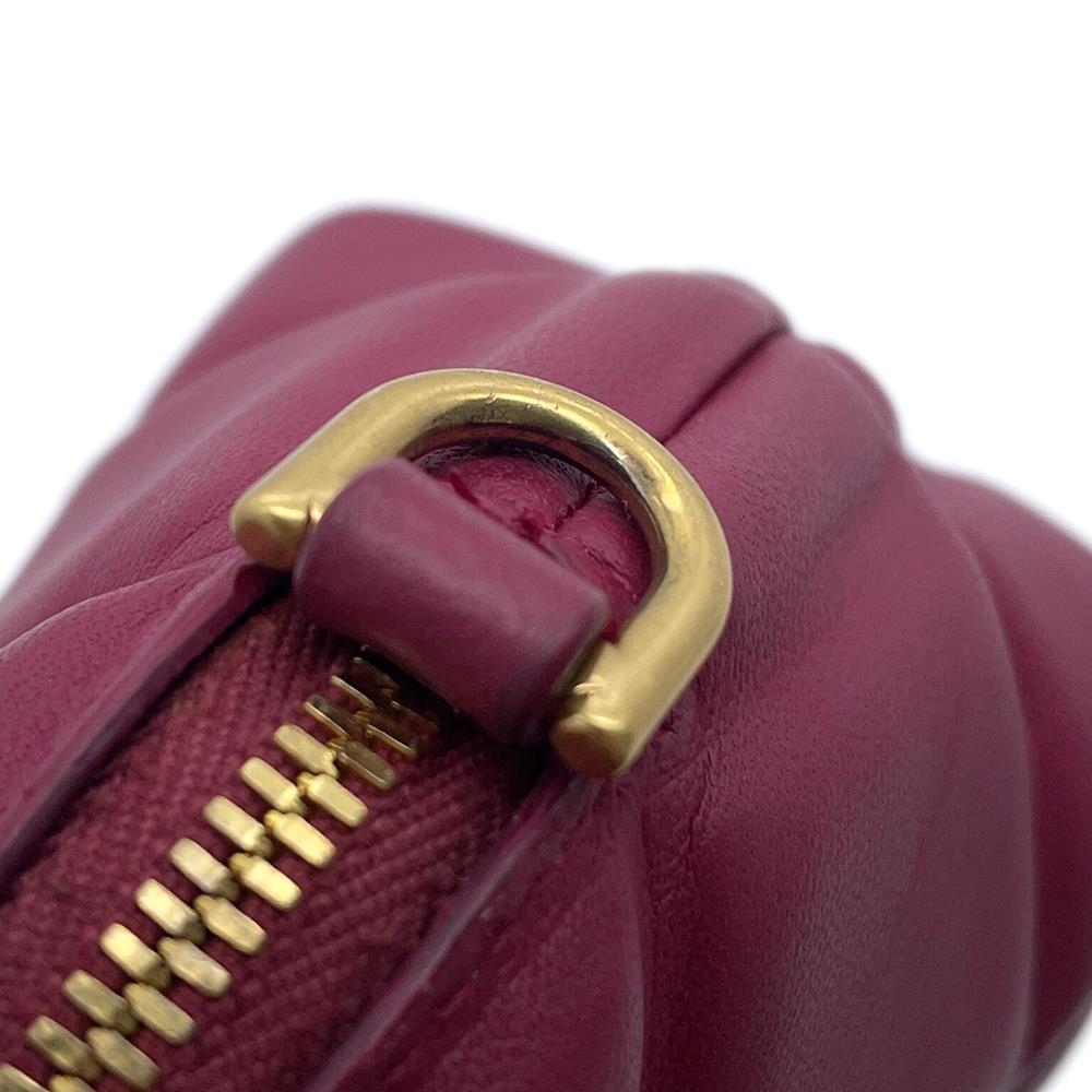 Bottega Veneta Half Moon Shoulder Bag Bordeaux Leather