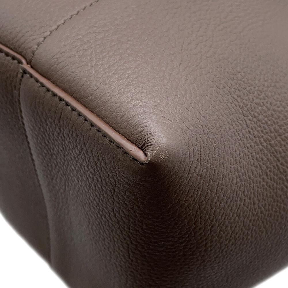 The Row N/S Park Tote Bag Brown Leather Size Small