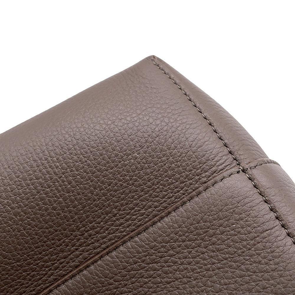 The Row N/S Park Tote Bag Brown Leather Size Small