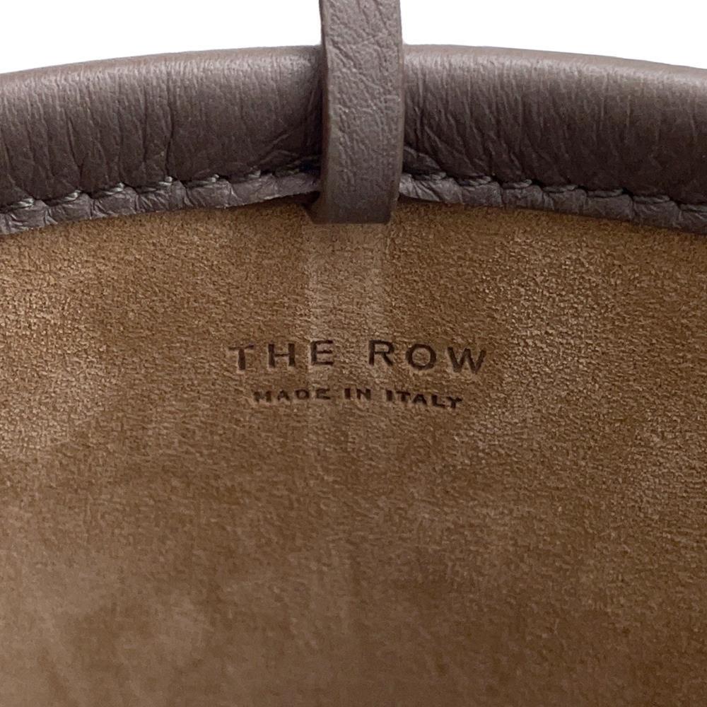 The Row N/S Park Tote Bag Brown Leather Size Small